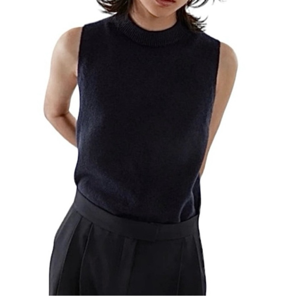 COS Black Sleeveless Sweater